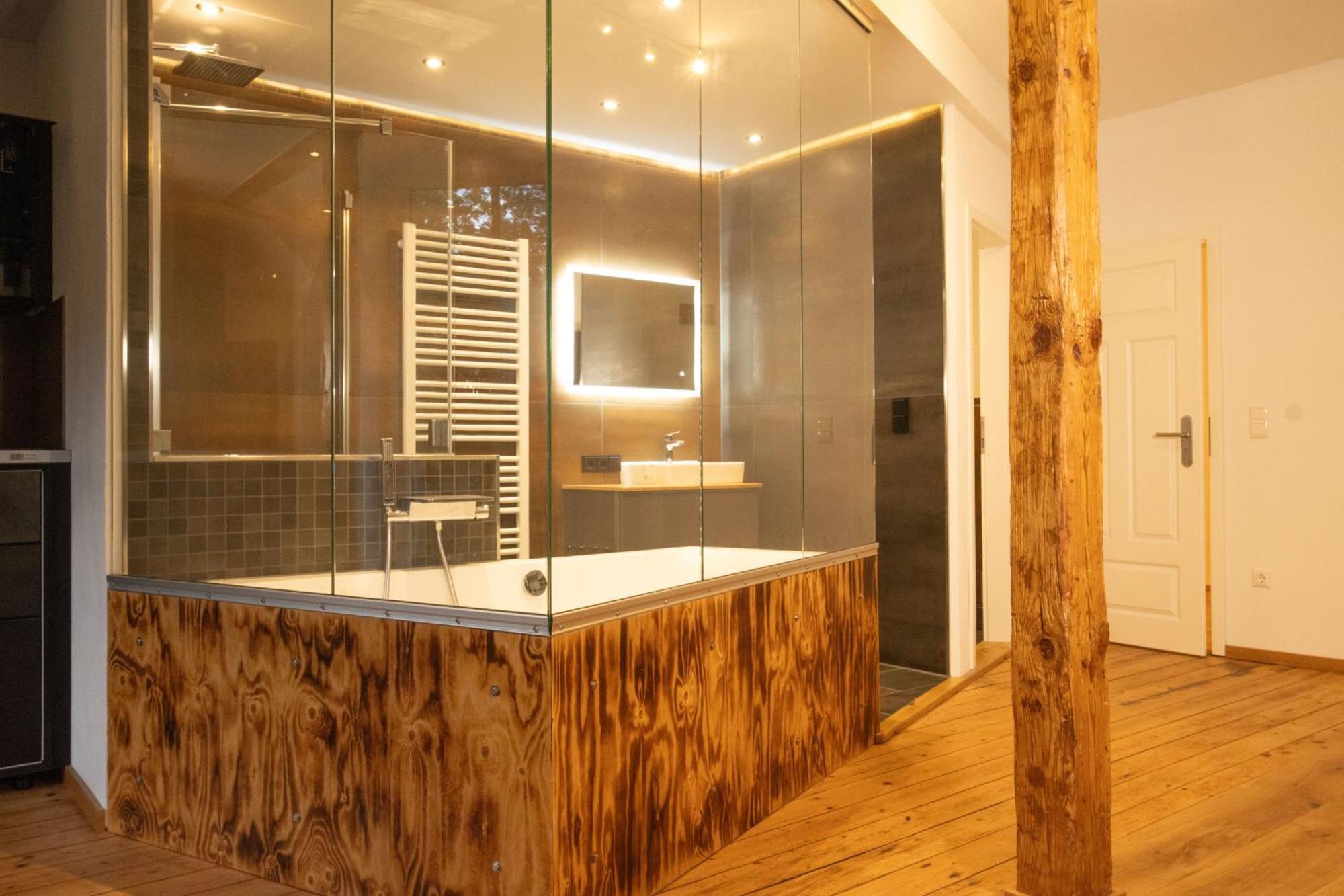 Loft Apartment Mit Grosser Badewanne A Mugeln Dış mekan fotoğraf